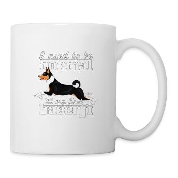 basenjinormal - Mug blanc - blanc - Droite