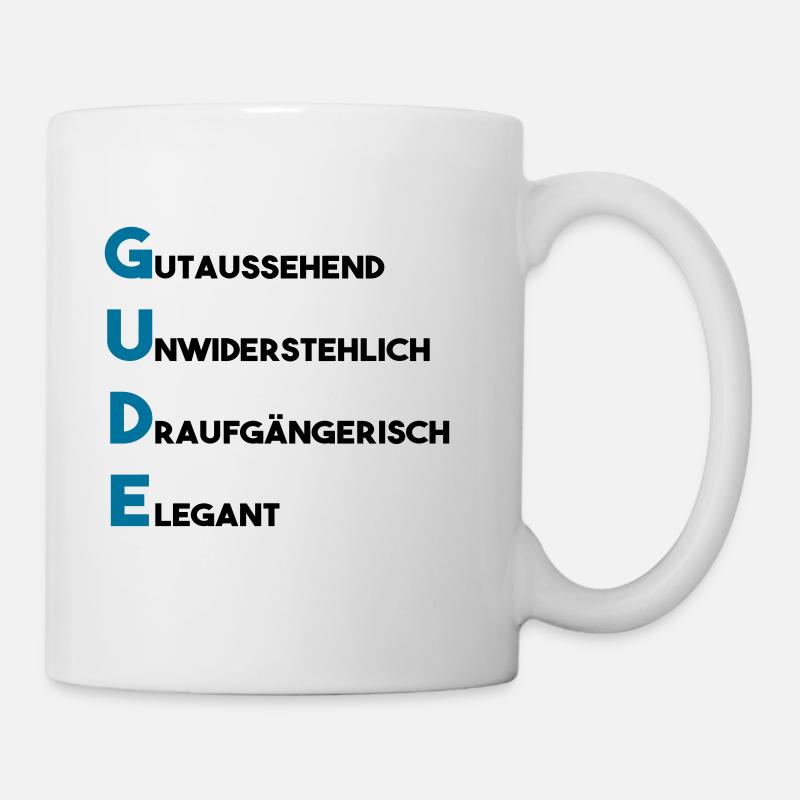 Gude - Tasse - Weiß