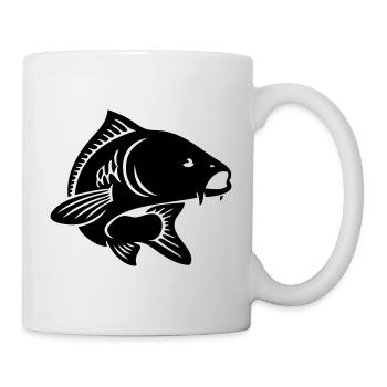 fische fischen fischer - Tasse - Weiß - Rechts
