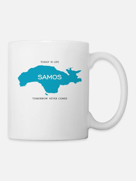 Samos - Today is Life - Tasse - Weiß