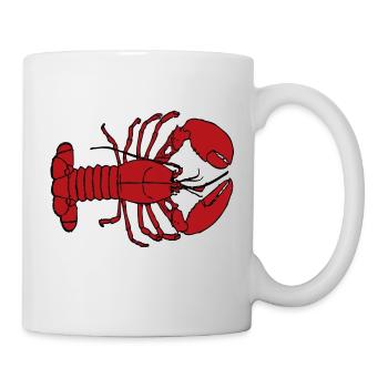 Red lobster - Tasse - Weiß - Rechts