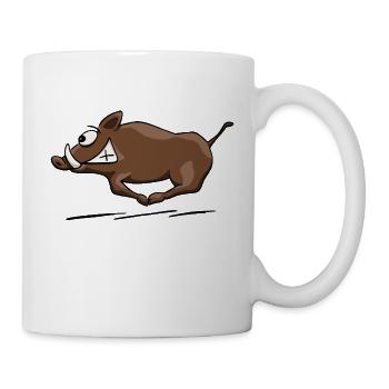 Wildschwein sauwild - Tasse - Weiß - Rechts