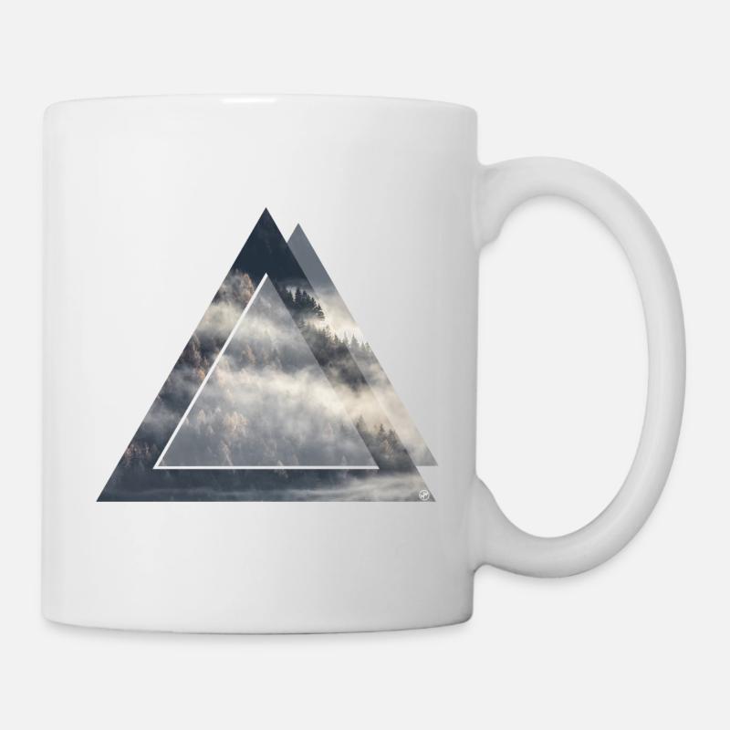 triangle - Mug blanc - blanc