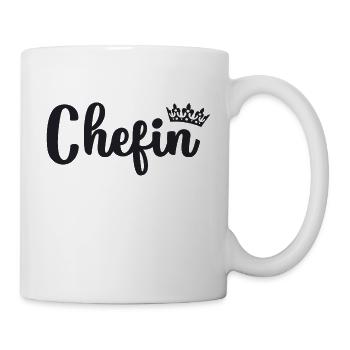 Chefin - Tasse - Weiß - Rechts