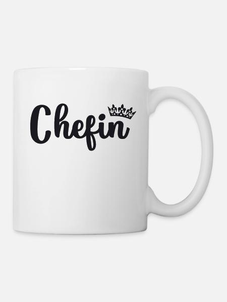Chefin - Tasse - Weiß