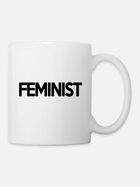 Feministin - Tasse - Weiß