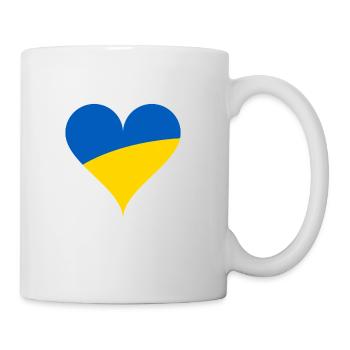 Ukraine Herz Kiew Stolz Ehre - Tasse - Weiß - Rechts