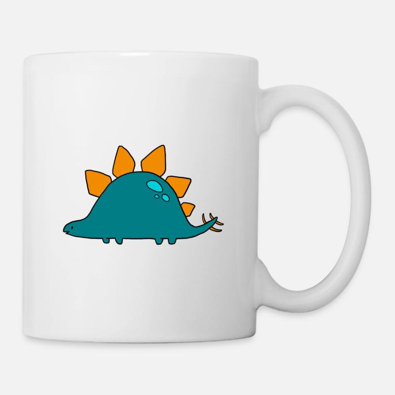 Stegosaurus - Tasse - Weiß