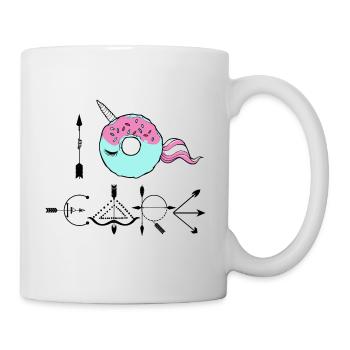 Je Donut Care - fléchettes Unicorn - Mug blanc - blanc - Droite