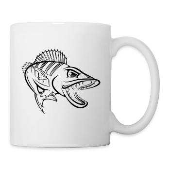 Barsch 001 - Tasse - Weiß - Rechts