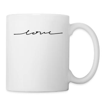 amour - Mug blanc - blanc - Droite