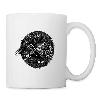 seltsame Welt - Tasse - Weiß - Rechts