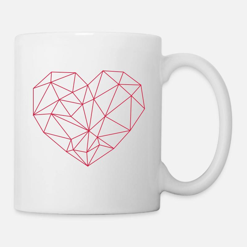 Vector Heart - Mug - white