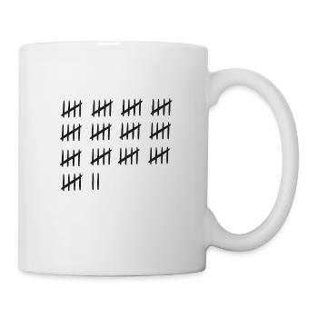 Liste-barres - Mug blanc - blanc - Droite