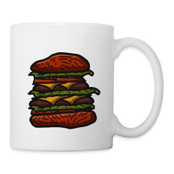 Hamburger - Mug - white - Right