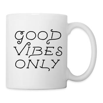 good vibes only - Mug - white - Right
