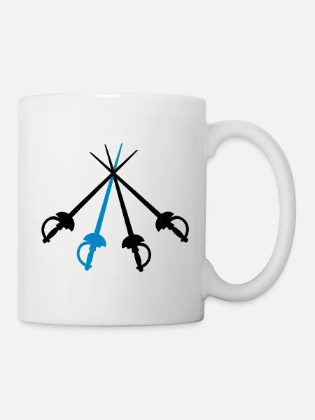 musketeers - Tasse - Weiß