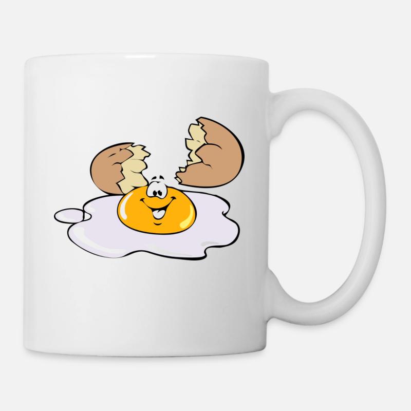 Egg Egg Fried - Mug blanc - blanc