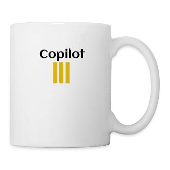 copilote - Mug blanc - blanc - Droite