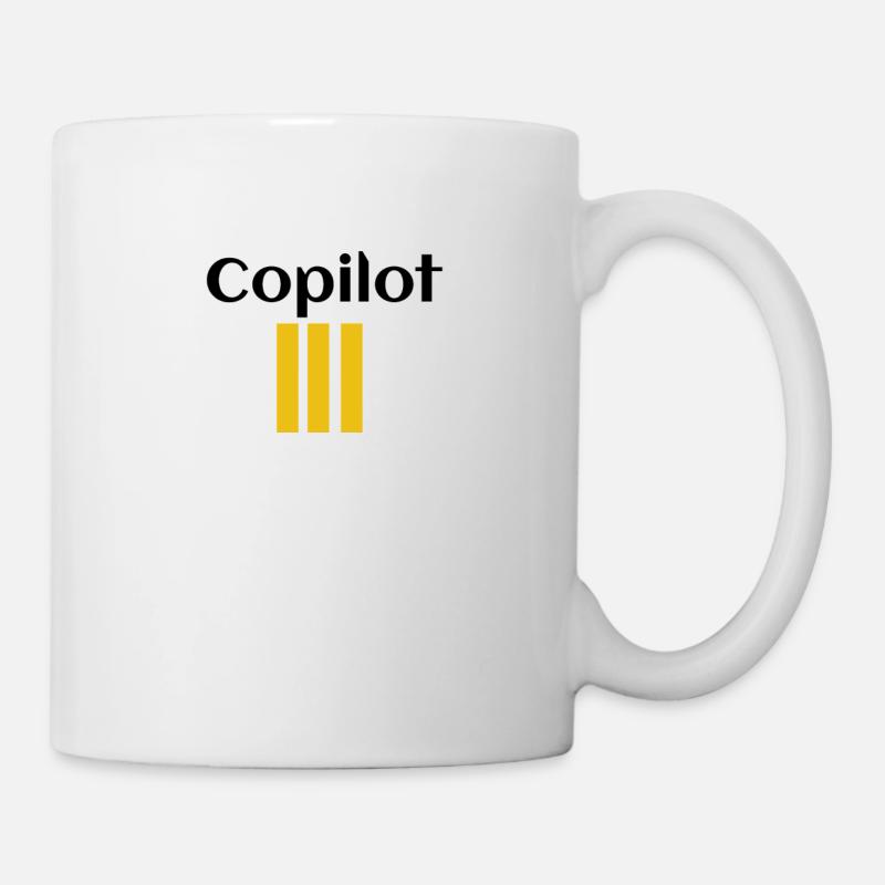 copilote - Mug blanc - blanc