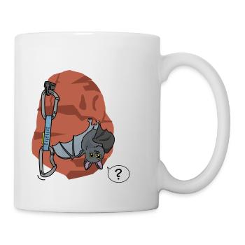 Escalade, Chauve-souris - Mug blanc - blanc - Droite