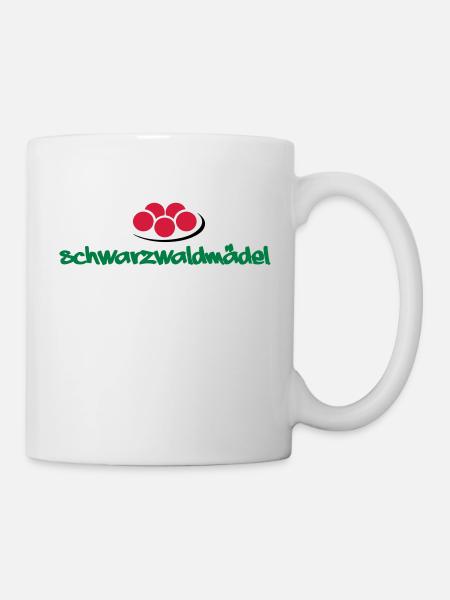 Schwarzwald-Mädel - Tasse - Weiß