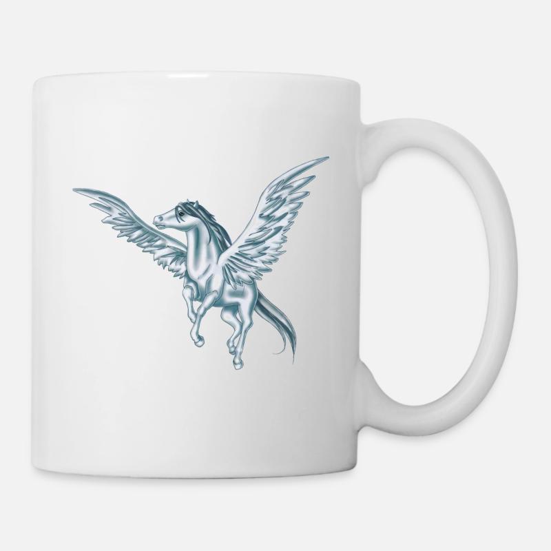 fliegen Pegasus - Tasse - Weiß