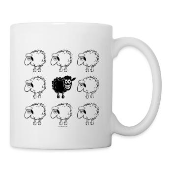 BLACK SHEEP - black sheep Gift items 10-45 - Mug - white - Right
