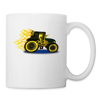Traktor-Tuning - Tasse - Weiß - Rechts