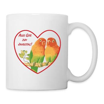 Jahrestag - Tasse - Weiß - Rechts