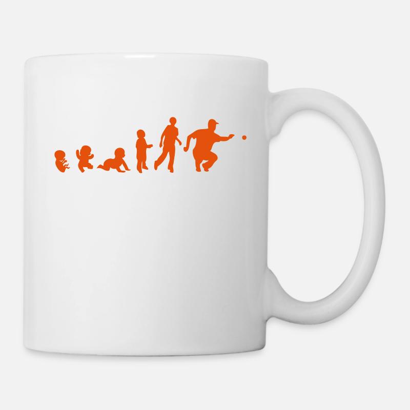 evolution homme sport petanque boule - Mug blanc - blanc