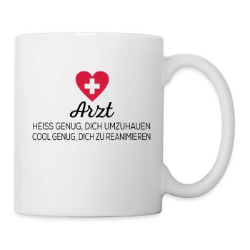 Arzt - Tasse - Weiß - Rechts