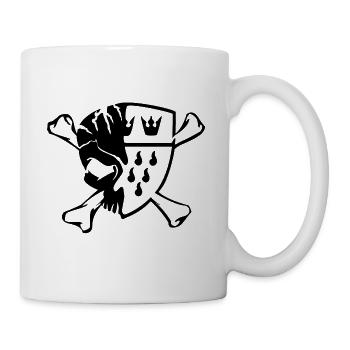 ClashTomized Logo Noir - Mug blanc - blanc - Droite