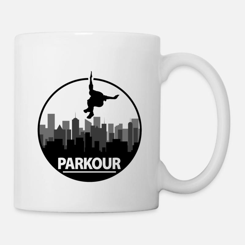 parkour - Mug - white