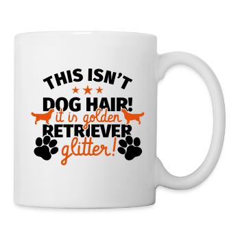 Golden Retriever Geschenk lustige Sprüche - Tasse - Weiß - Rechts