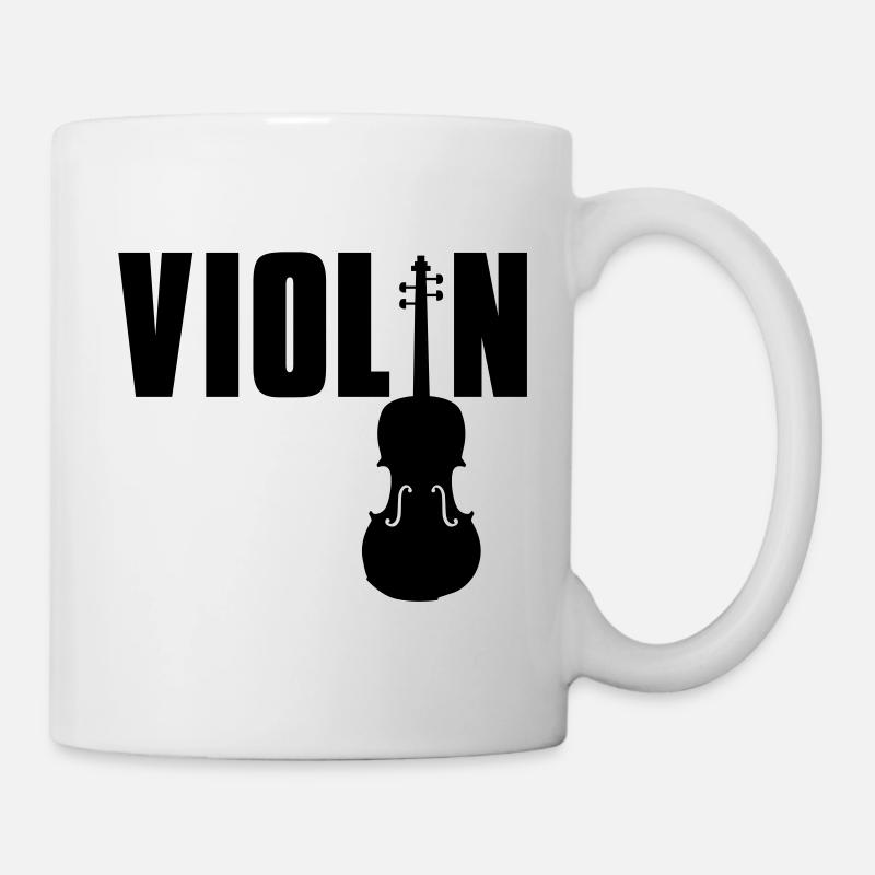 violin - Tasse - Weiß