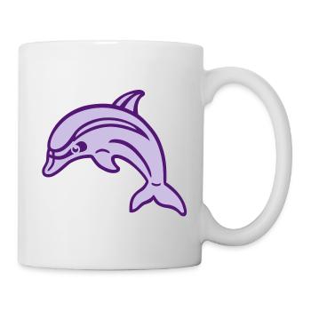 dauphin 01.1 - Mug blanc - blanc - Droite