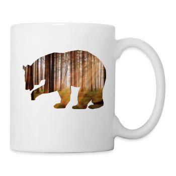 Bear Forest - Tasse - Weiß - Rechts
