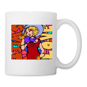 Hello Sunshine - pop colors - Mug - white - Right
