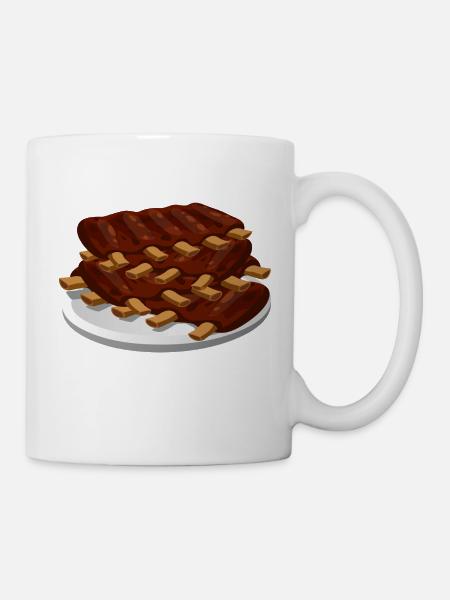 spare ribs - Mug - white