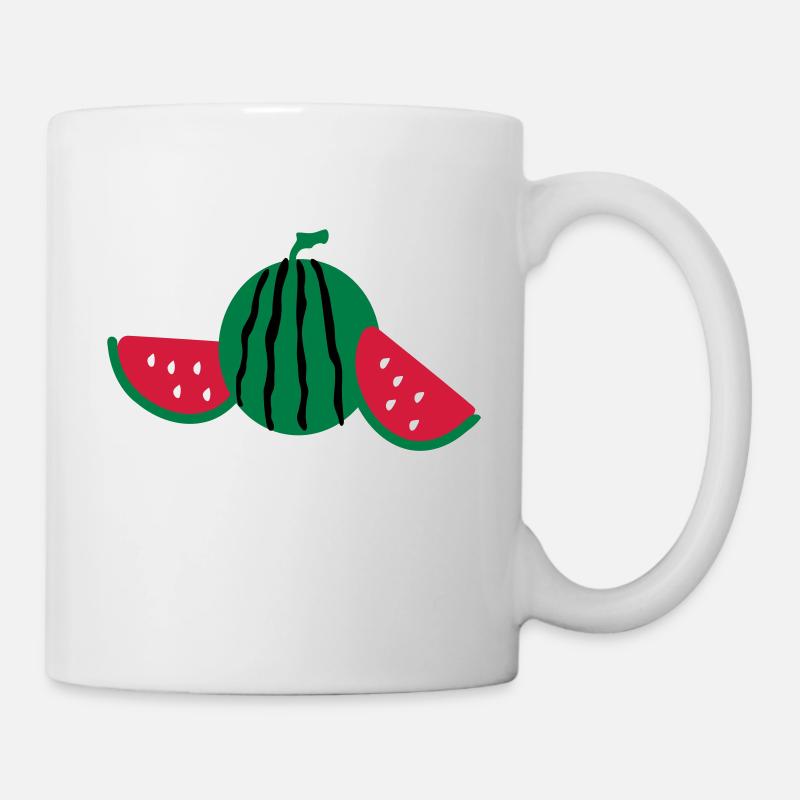Wassermelone Obst - Tasse - Weiß