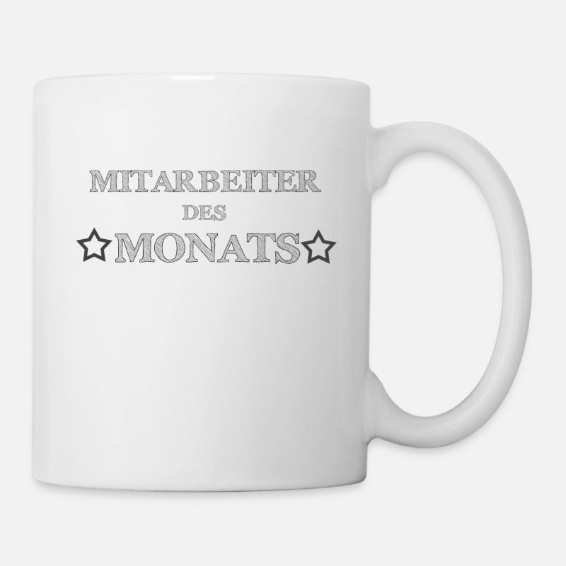 Mitarbeiter des *Monats* - Tasse - Weiß