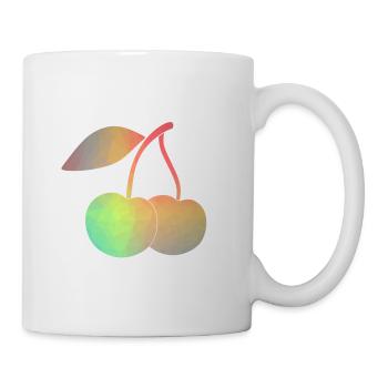 Cherry cherry fruits fruit fruit gift - Mug - white - Right