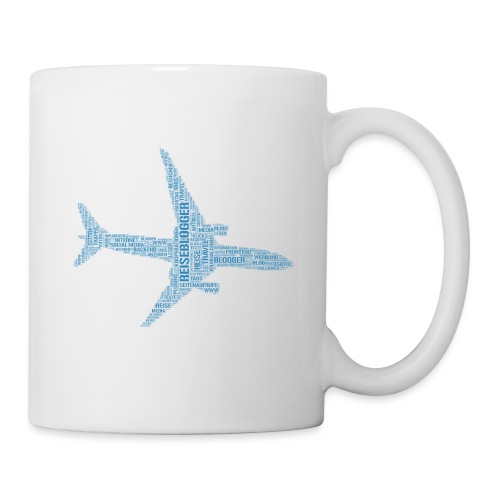 Reiseblogger Flugzeug - Tasse