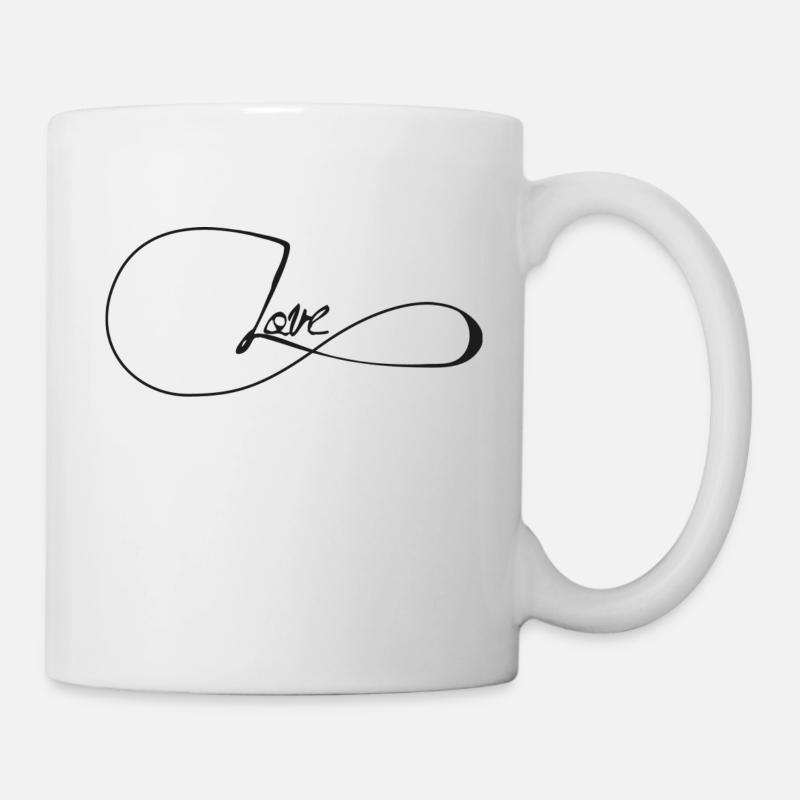 Infinity Love - Tasse - Weiß