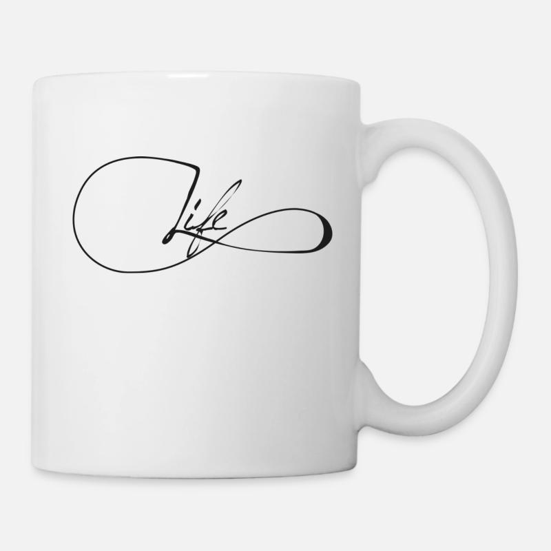 Infinity Life - Tasse - Weiß