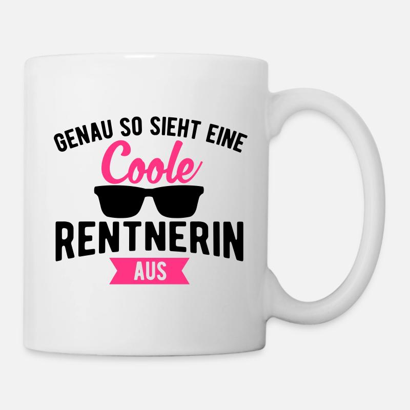 Gift for pension a cool pensioner sees - Mug - white