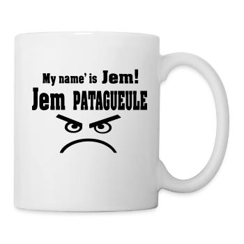 HUMOUR J'aime pas ta gueule design femme - Mug blanc - blanc - Droite