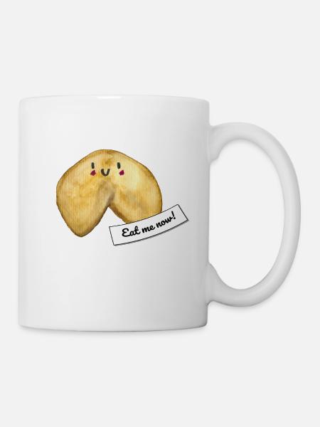 fortune cookie - Mug - white