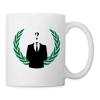 anonymous color - Mug blanc - blanc - Droite